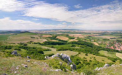 Fototapeta na wymiar Amazing summer landscape - czech republic