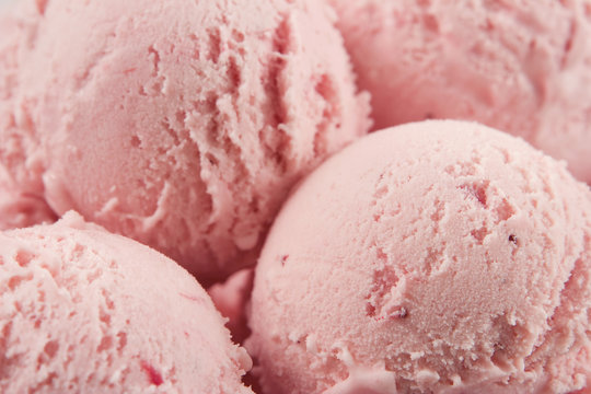 Strawberry ice cream