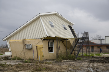 Fototapeta na wymiar Ninth Ward w Nowym Orleanie post Katrina