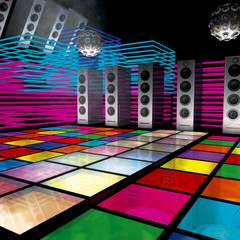 future disco -dance floor-