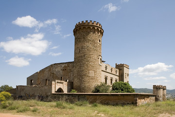 Salvana tower in Santa Coloma de Cervello, Catalonia, Spain
