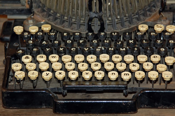 Old typewriter