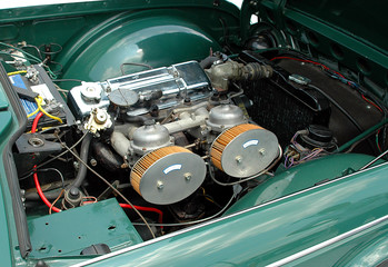 Obraz premium Vintage Car Engine