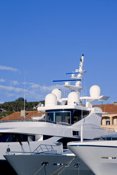 Yachts au port de St-Tropez
