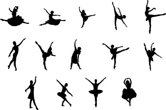 ballet silhouettes