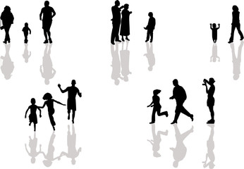 family silhouettes