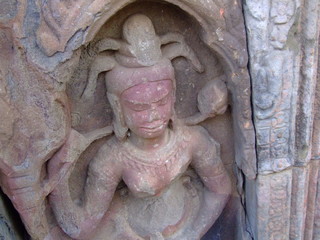 Apsara, temple Khmer
