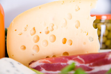 bacon and cheese in the brandnew fridge