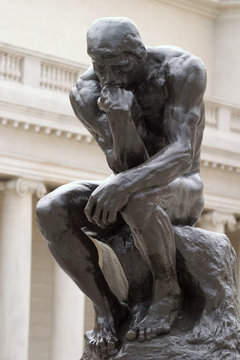 Rodin's Thinker Full Body