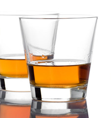 Two whiskey glasses