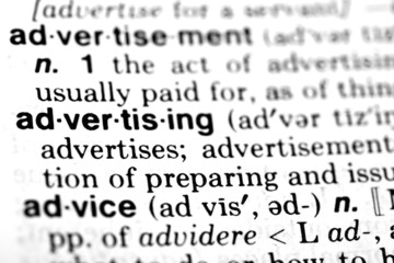 Advertising - Dictionary