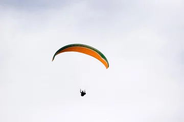 Deurstickers Luchtsport paraglider