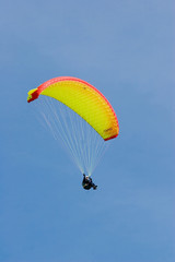 paraglider in the sky