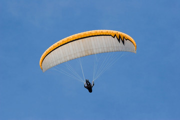 paraglider in the sky