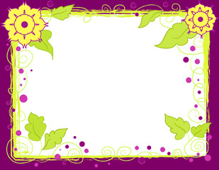 Obraz premium Flowers frame