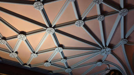 Gothic pattern on the ceiling