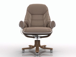 3d business armchair isolated