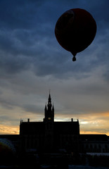 Fototapeta na wymiar Balloon Sunset