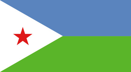 Flag - Djibouti