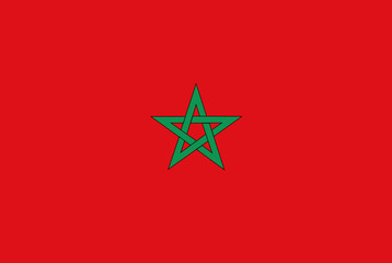 Flag - Marocco - obrazy, fototapety, plakaty