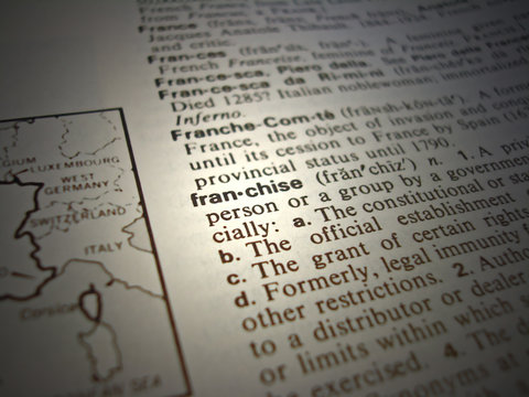 Dictionary Franchise business term / word
