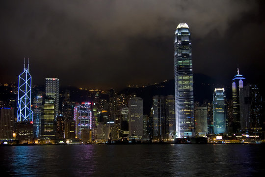 Hong Kong by night