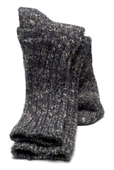socks winter warm hiking wool rag knit