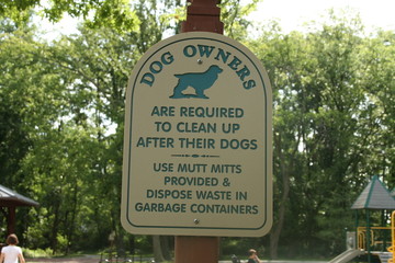 Dog Rules Sign