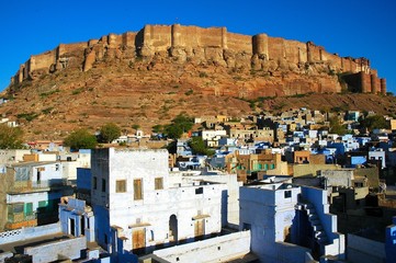 Fort de Jodhpur (Mehrengar) et la ville bleue de Jodhpur