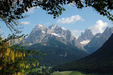 View in Dolomites