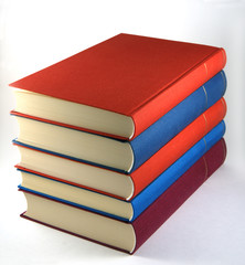 Pile of Hardcover Books