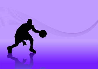 Basketball man silhouette © Giordano Aita