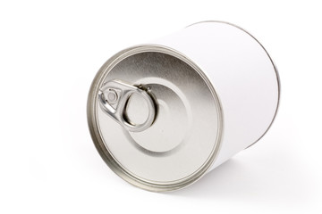 Canned Food with white background