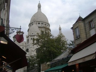 Montmartre vue sur le Sacre Coeur