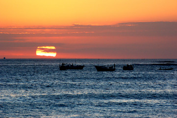 couché de soleil ; Bali