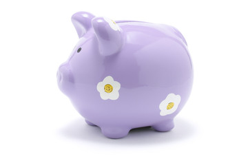 Piggybank on White Background