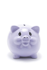 Piggybank on White Background