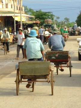 Cyclo a Kampot