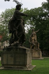 statues in Vysehrad prague