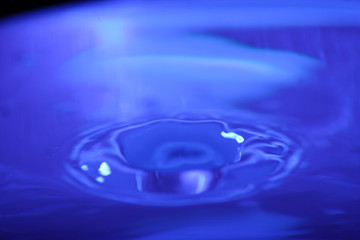 Fantastical water background. Drops, waves, splashes..