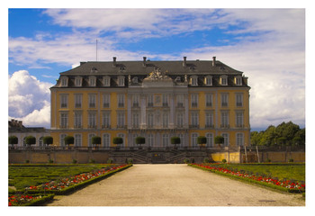 Schloss Augustusburg in Brühl bei Köln mit Schlosspark