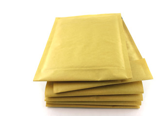 Several Transit Envelopes isolated on a white background