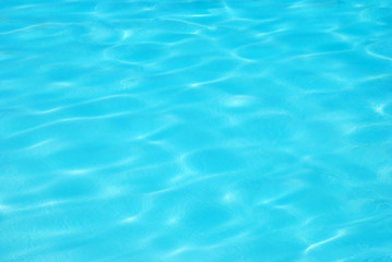 Blue tropical pool water background