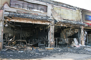 A fire destroyed five stores on the Atlantic City Board Walk - 3750898