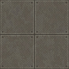 Four metal plates