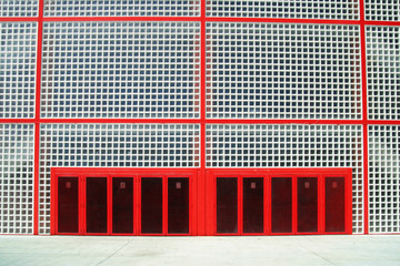Obraz premium modern building - stadium exit