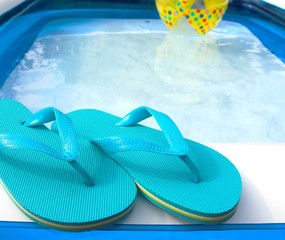 Flip Flops by Pool
