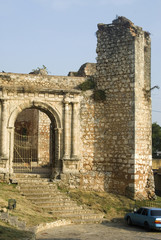 Fototapeta na wymiar monastery of san francisco dominican republic 