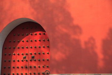 red gate in Nanjing, China