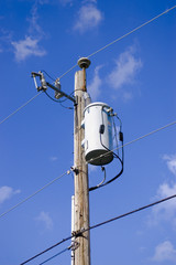 Transformer on a Hydro pole